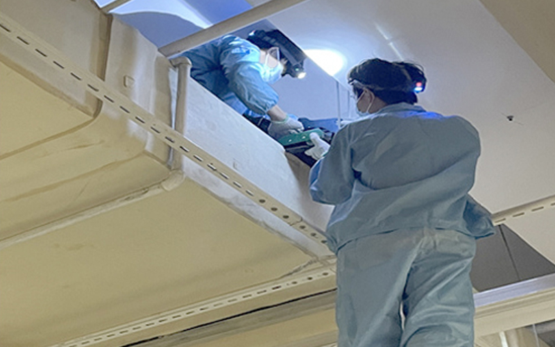 简单明捷的中央空调风管清洗施工流程